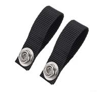 Correa de barbilla para casco de hockey sobre hielo, paquete de 2 unidades de repuesto de un solo broche, compatible con la mayoría de cascos de hockey sobre hielo, ajuste seguro y estable, tela de