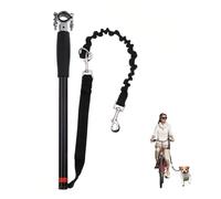 Correa de Bicicleta Manos Libres,Correa de Perro para Bicicleta para Entrenar,Trotar,Andar en Bicicleta y Actividades al Aire Libre,Material de Nailon Metálico,Instalación y Desmontaje
