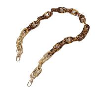 Correa de bolso Fashion Woman Accessory Detachable Part Replacement Gold Silver Acrylic Strap Women Shoulder Handle(Gold 84cm)