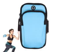 Correa de brazo para ejercicios deportivos: funda universal para teléfono móvil con pantalla táctil transparente, banda reflectante para seguridad nocturna, ajuste elástico y cómodo | Soporte de