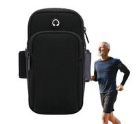 Correa de Brazo para Ejercicios Deportivos: Universal para teléfono móvil con Pantalla táctil Transparente, Banda Reflectante para Seguridad Nocturna, Ajuste elástico y cómodo | Soporte de