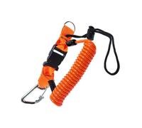 Correa de buceo genérica | Con hebilla metálica de liberación rápida y cuerda submarina, correa de resorte para cámara, para actividades de camping y deportes al aire libre, naranja, Se référer au