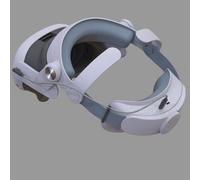 Correa de cabeza blanca con batería para Meta Quest 3 3S, ajuste de dial de carga rápida dual, accesorio de juego de realidad virtual extendida