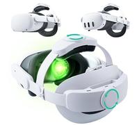 Correa de cabeza Noiposi para Meta Quest 3s/3/Quest 2, doble botones ajustables Elite Correa de repuesto, accesorios de casco de realidad virtual, apoyo mejorado, comodidad y reducción de presión