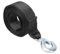Correa de cabrestante de poliéster resistente de seguridad para barco, correa de repuesto de 6 m con gancho, remolque para barcos