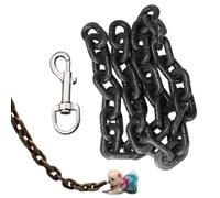Correa de Cadena con Forma de Pata de Hierro, Divertida Cadena de Hierro Falsa Gigante para Perros y Gatos pequeños, Cadena de plástico Ligero de Aspecto Pesado, Accesorio fotográfico (#A,2m-L)