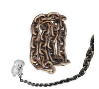 Correa de Cadena con Forma de Pata de Hierro, Divertida Correa de Cadena para Perros Grandes de Hierro para Perros/Gatos pequeños, Accesorios Ligeros para fotografías (Bronze,7ft)