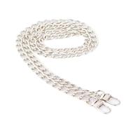 Correa de cadena for bolso, plana, cadenas for, cartera, hombro, correa repuesto, 2 uds para Bolsos(Color D,60cm)