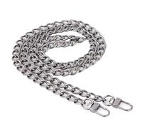 Correa de cadena for bolso, plana, cadenas for, cartera, hombro, correa repuesto, 2 uds para Bolsos(Color B,120cm)