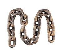 Correa de cadena grande falsa y divertida para perros pequeños, cadena de plástico gigante divertida de 75 pulgadas para cachorros, gatos, accesorio humorístico para caminar diariamente para chihuahua