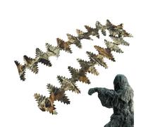 Correa De Camuflaje Ghillie - Tela De Caza A Mano, Bandas De Ropa Compactas | Equipo De Juego Al Aire Libre, Montañismo, Rendimiento Escenario, Ropa De Camuflaje Para El Sigilo, Mé