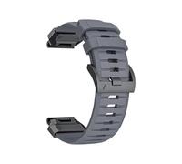 Correa de caucho fluorado de 22mm y 26mm for Garmin Fenix 8, 7X, 7, 6, 6X Pro, Epix Pro Gen2, 47mm, 51mm y 5XPlus Quick Fit. accesorios(Gray,26mm(Tavtix 7/7pro))
