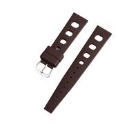 Correa de caucho fluorado tropical apta for Oris apta for Seiko apta for Citizen Correa de reloj de liberación rápida Correa de reloj Tropic de 20 mm(Brown)