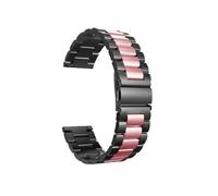 Correa de cinturón de metal apta for Fit Bit Versa 2 bandas Correa de reloj de acero apta for Fitbit Versa 3 Sense 2 Lite Correa apta for pulsera Fitbit Versa 4(Black pink,Versa3 4 or Sense2 1)