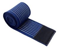 Correa de compresa fría, cinturón elástico para envolver bolsas frías, correa extensora de bolsa de hielo, añade longitud a la mayoría de bolsas de hielo, multifuncional (azul)