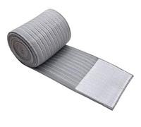 Correa de compresa fría, cinturón elástico para envolver compresas frías, correa extensora de bolsa de hielo, añade longitud a la mayoría de bolsas de hielo, multifuncional (gris)