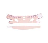 Correa de Contorno Facial Mascarilla reductora de papada con forma V for esculpir el rostro y dormir, correa adelgazante facial for mujeres(Pink 6)