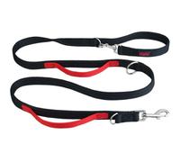 Correa de control HALTI - Correa multifunción con doble enganche y dos asas, ideal para antitirones Entrenamiento canino. Cómoda de sostener. Apta para perros y cachorros (2 metros)