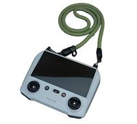 Correa de cordón compatible con DJI RC RC2 RC Pro RC Plus RC-N1 Correa de cuello para control remoto 100 cm, nailon de alta calidad, manos libres, ajustable con hebillas de metal y tornillos (verde)