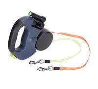 Correa de Correa para Caminar para Mascotas Reflectante de Retráctil 360 ° Gire con Linterna LED Mascota Caminar