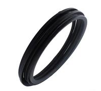 Correa de cubierta de cortacésped para LT155 LT166 de repuesto compatible con Bad Boy de 48 pulgadas y 50 pulgadas de ancho correa de transmisión de goma 041-1470-00 M126009, color negro, fácil de