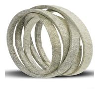 Correa de cubierta de cortacésped resistente para temporizador compatible con modelos con números de serie 670.000 y superiores (gris)