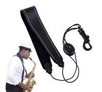 Correa de cuello de habla Salmo, cojín de saxo para tenor alt, saxo flexible acolchado para alto tenor - Uso seguro: con un diseño de cuerda que evita el cambio y