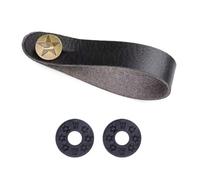 Correa de cuello de piel sintética para guitarra, adaptador ajustable para cinturón de guitarra, accesorios seguros para el cuello