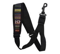 Correa de Cuello de Saxofón Correa de Cuello Suave Ajustable con Gancho para Saxofón Soprano Alto Tenor(Estilo Popular)