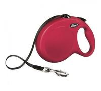 Flexi Correa Extensible De Cinta New Classic Rojo M (5 M)