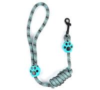 Correa de cuerda para cachorros, diseño de huellas de patas, correa de entrenamiento para perros