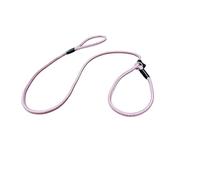 Correa de cuerda para perro extremadamente duradera, correa de nailon suave de alta calidad, fuerte, resistente y cómoda, soporta los perros pequeños, medianos y grandes más fuertes (rosa, 0.6