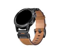 Correa de cuero adecuada for Garmin Fenix5 5S 5X 6X 7Xpro 8X, correa de reloj con accesorios de reloj de cuero genuino