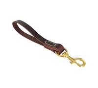 Correa de Cuero auténtico for Perros de 30/55 cm, Corta, for Entrenamiento y Paseo de Perros medianos y Grandes.(Brown2,1.6 * 55cm)