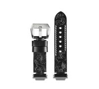 Correa de cuero con grabado Retro Compatible con Casio GM2100 GA2100 B2100, correa de reloj de piel de vaca modificada, accesorios de pulsera de repuesto for hombre