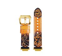 Correa de cuero con grabado Retro Compatible con Casio GM2100 GA2100 B2100, correa de reloj de piel de vaca modificada, accesorios de pulsera de repuesto for hombre