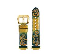 Correa de cuero con grabado Retro Compatible con Casio GM2100 GA2100 B2100, correa de reloj de piel de vaca modificada, accesorios de pulsera de repuesto for hombre