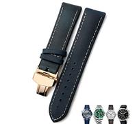 Correa de cuero de 20 mm de 21 mm 22 mm Bandas de reloj marrón negro para Omega 300 para Hamilton para IWC para pulsera