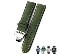 Correa de cuero de 20 mm de 21 mm 22 mm Bandas de reloj marrón negro para Omega 300 para Hamilton para IWC para pulsera