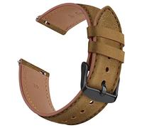 Correa de cuero de 20 mm para relojes analógicos Timex Expedition Scout, Acadia, Digital CAT, Field, Rugged Core - Correa de repuesto suave para modelos de hombre de 39 mm, 40 mm, 43 mm