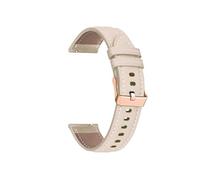 Correa de cuero de 20mm for Garmin Vivomove Luxe/Tendencia/estilo/deporte/HR/Vivomove 3 pulsera for Venu SQ 2 correa de reloj musical(Color:Apricot,Size:20mm Vivomove HR)