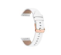 Correa de cuero de 20mm for Garmin Vivomove Luxe/Tendencia/estilo/deporte/HR/Vivomove 3 pulsera for Venu SQ 2 correa de reloj musical(Color:White,Size:20mm Vivomove Trend)