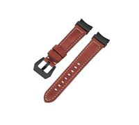 Correa de cuero de ajuste rápido de 20mm compatible con Fit for Samsung Galaxy Watch 6 5 4 40 44mm watch 5 pro 45mm for 6/4 classic 43 47mm 42 46mm ( Color : Brick Red Black , Size : For Watch 5 40 44