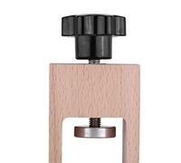 Correa de cuero de mano de madera ajustable herramienta de corte DIY Cortador de herramientas con 5 cuchillas