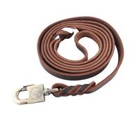 Correa de Cuero Duradera para Entrenamiento de Perros, Correa de Resistente para Perros Grandes y medianos, Correa de Cuero para Mascotas de 6.1 pies de Largo con Cerradura de