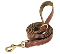 Correa De Cuero Duradera para Perros Correa De Entrenamiento para Caminar para Mascotas Correa De Cuero De Color Sólido para Perros Adecuados para Perros Pequeños Y Medianos Grandes Bulldog