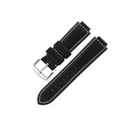 Correa de cuero esmerilado antisudor de 14 16mm apta for accesorios de reloj for Casio GST-B400 GST-B200(Black-Steel-K2,24x16mm)