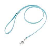 Correa de Cuero for Perros, Cachorros, Perros pequeños y medianos, Correas for Gatos.(Blue 1,S)