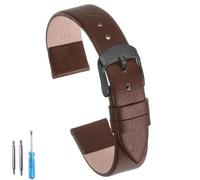 Correa de cuero for reloj Correa de muñeca Correa de muñeca 12 mm 14 mm 16 mm 18 mm 20 mm 22 mm Blanco Negro(Brown Black,16mm)