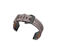 Correa de cuero genuino para Garmin Fenix 8/7X/7/6/5/965 Gray 26 mm